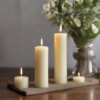 Richland – Set of Unscented Pillar Candles: A Detailed Product Description